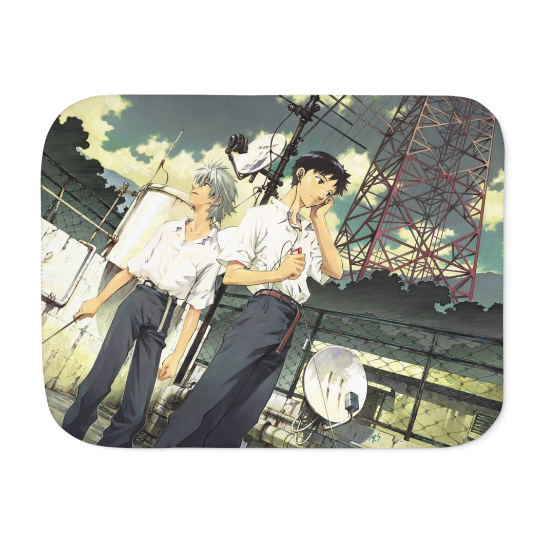 Anime Neon Genesis Evangelion Sherpa Blanket