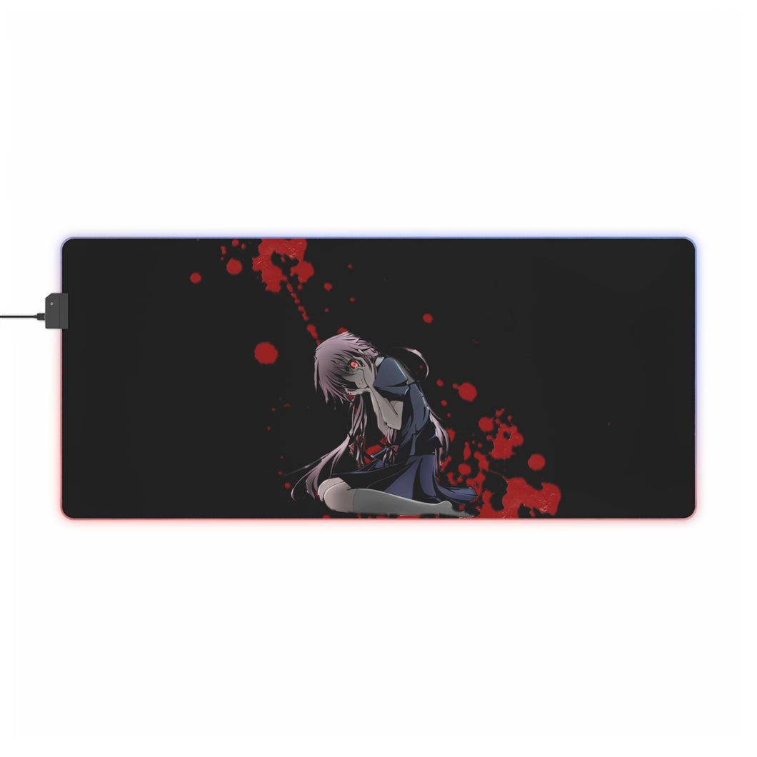 Mirai Nikki Yuno Gasai RGB LED Mouse Pad (Desk Mat)