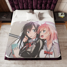 Load image into Gallery viewer, My Teen Romantic Comedy SNAFU Yukino Yukinoshita, Yui Yuigahama Sherpa Blanket
