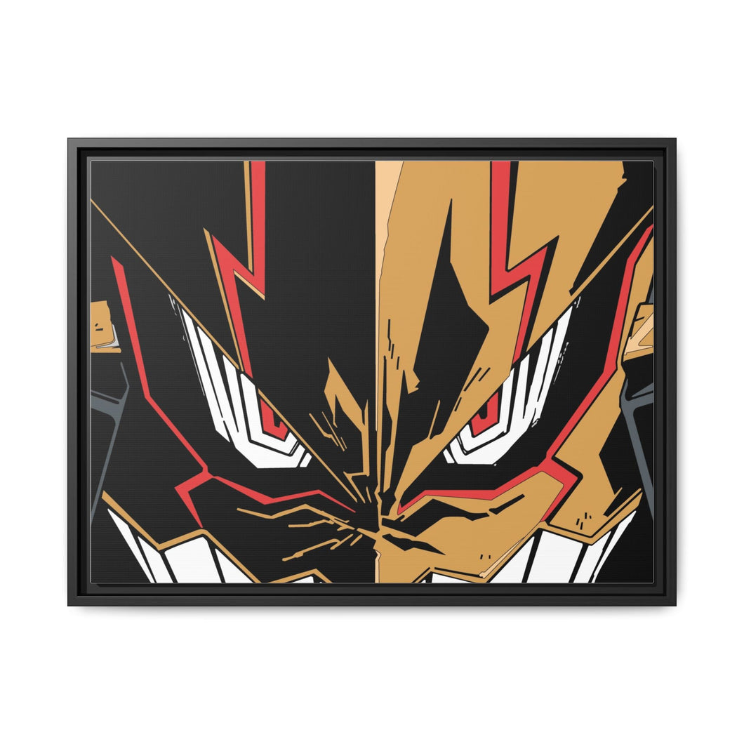 Gurren Lagann Kittan Bachika Canvas Framed Art Print
