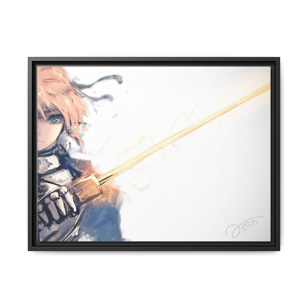 Anime Fate/Stay Night Canvas Framed Art Print