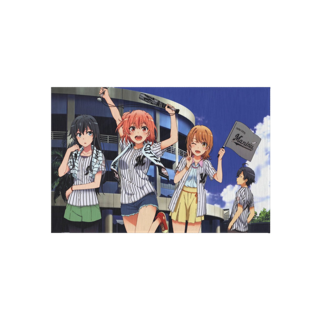 My Teen Romantic Comedy SNAFU Hachiman Hikigaya, Yukino Yukinoshita, Yui Yuigahama Rug