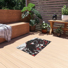 Load image into Gallery viewer, Black Gold Saw Rug
