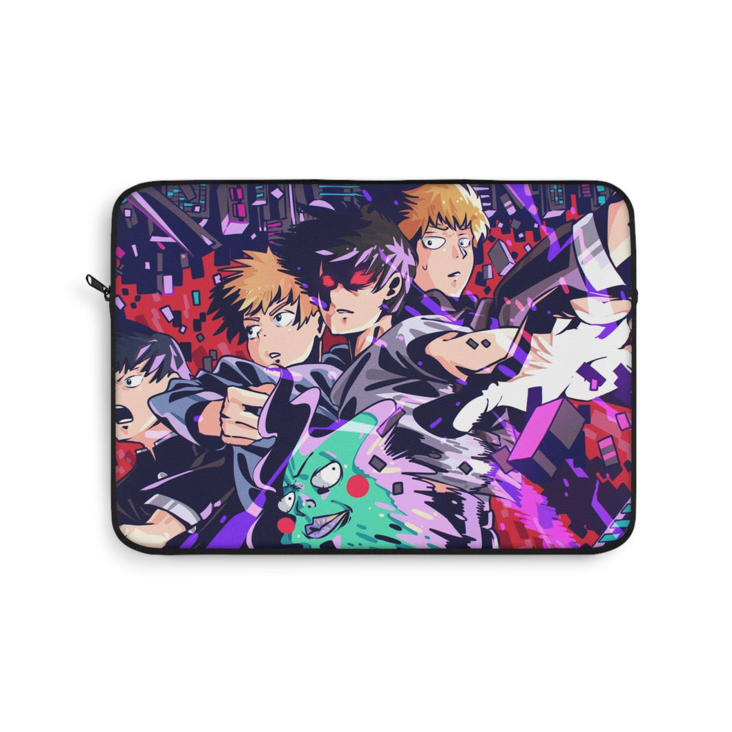 Mob Psycho 100 Arataka Reigen, Shigeo Kageyama, Ritsu Kageyama Laptop Sleeve