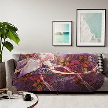 Load image into Gallery viewer, Guilty Crown Inori Yuzuriha Sherpa Blanket
