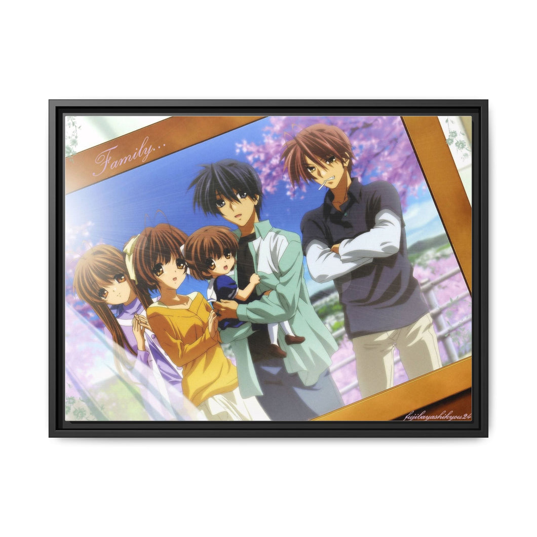 Anime Clannadr Canvas Framed Art Print