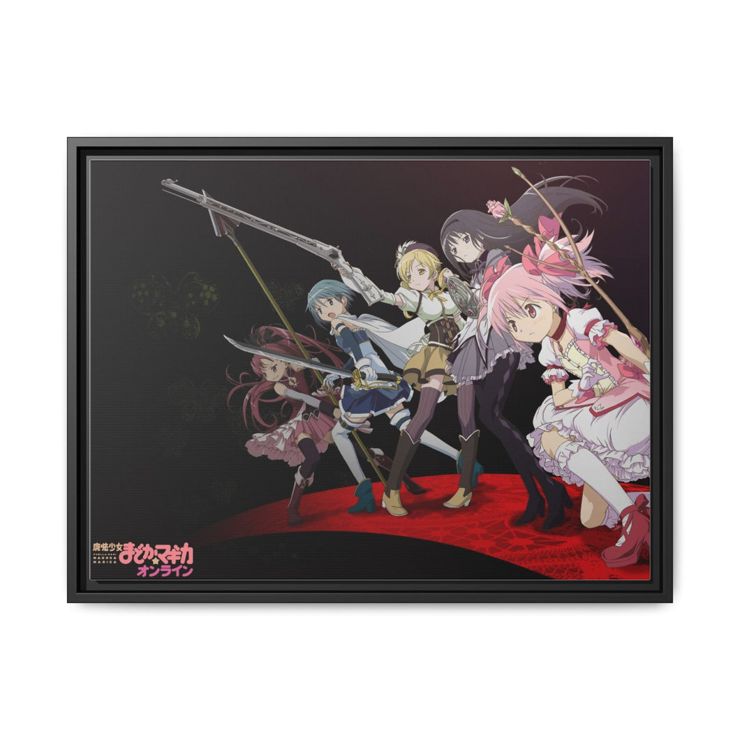 Anime Puella Magi Madoka Magica Canvas Framed Art Print