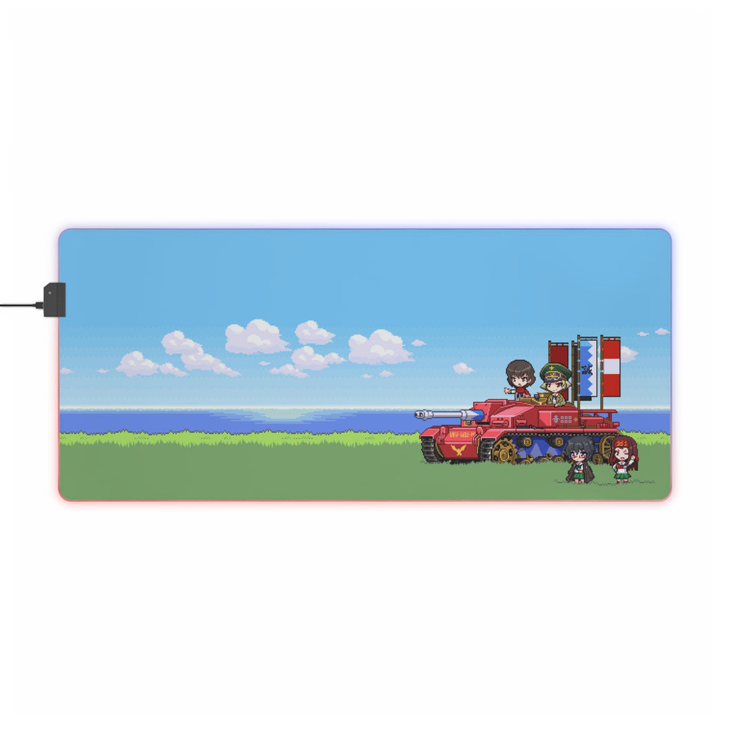 Girls und Panzer RGB LED Mouse Pad (Desk Mat)