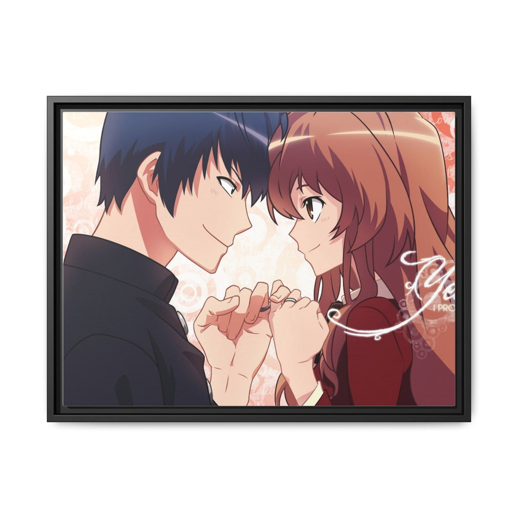 Toradora! Canvas Framed Art Print