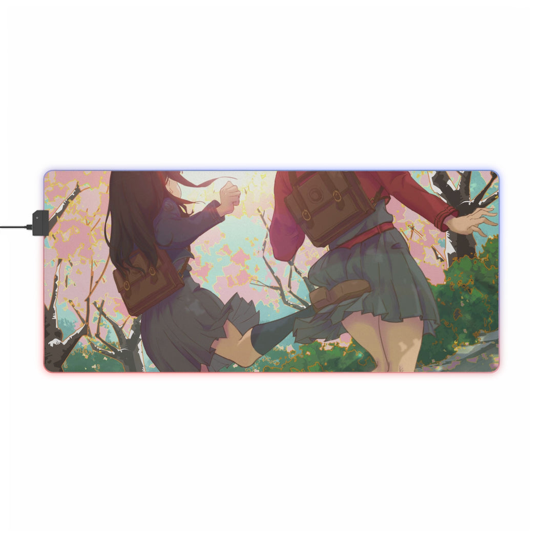 Lycoris Recoil RGB LED Mouse Pad (Desk Mat)