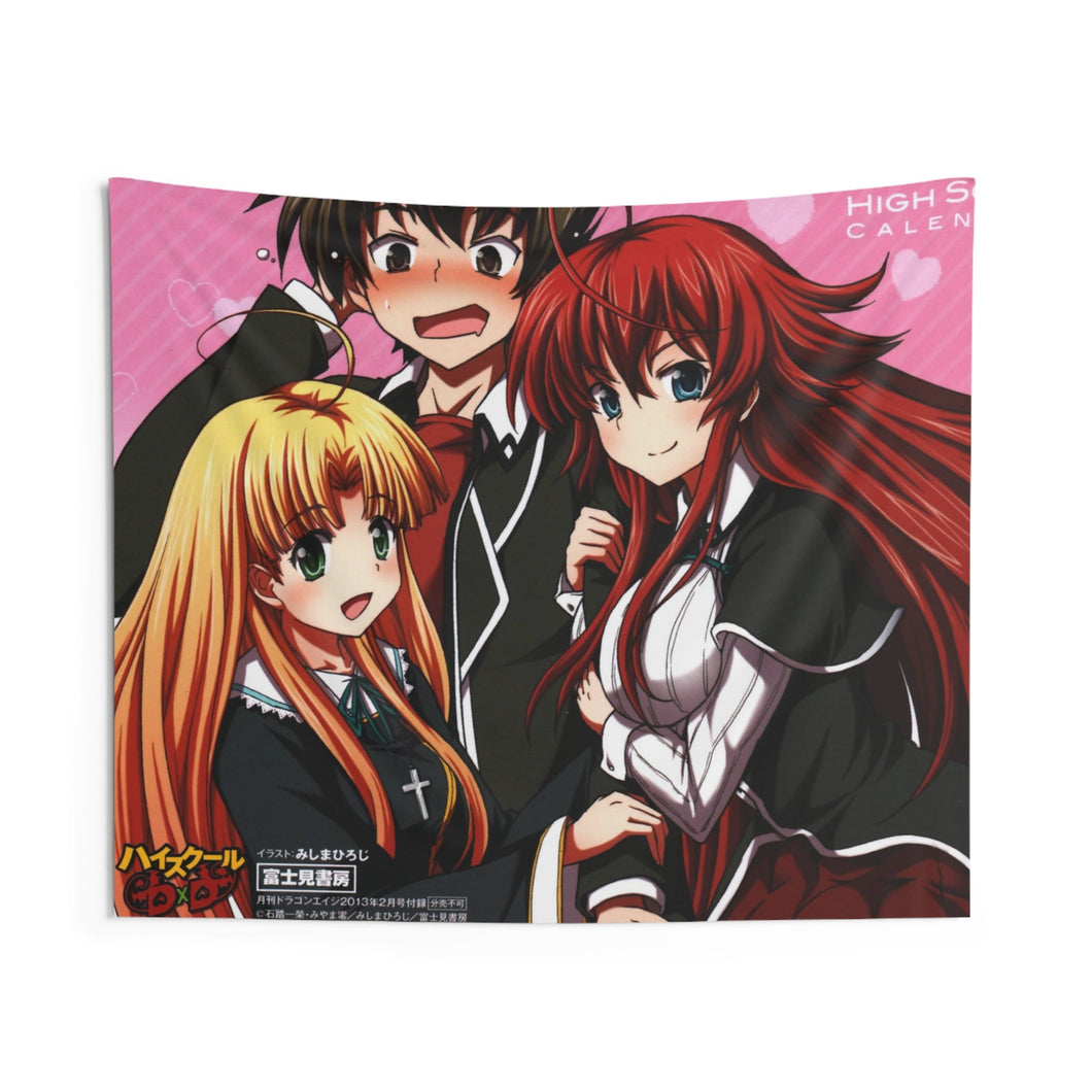 High School DxD Rias Gremory, Issei Hyoudou, Asia Argento Indoor Wall Tapestry