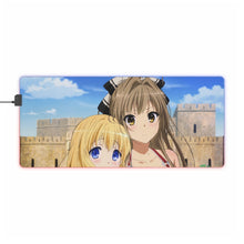Load image into Gallery viewer, Amagi Brilliant Park Isuzu Sento, Latifa Fleuranza RGB LED Mouse Pad (Desk Mat)
