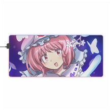 Load image into Gallery viewer, Yuyuko Saigyouji RGB LED Mouse Pad (Desk Mat)
