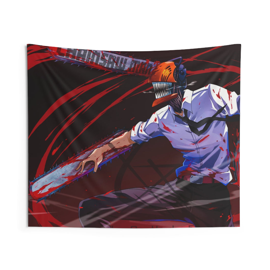 Anime Chainsaw Man Indoor Wall Tapestry