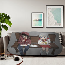 Load image into Gallery viewer, Yū Otosaka and Nao Tomori Together Sherpa Blanket
