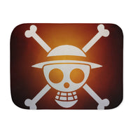 Luffy Jolly Roger Sherpa Blanket