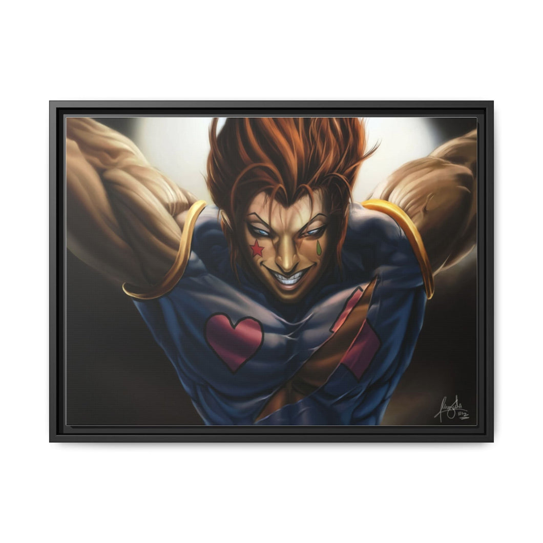 Hisoka Canvas Framed Art Print