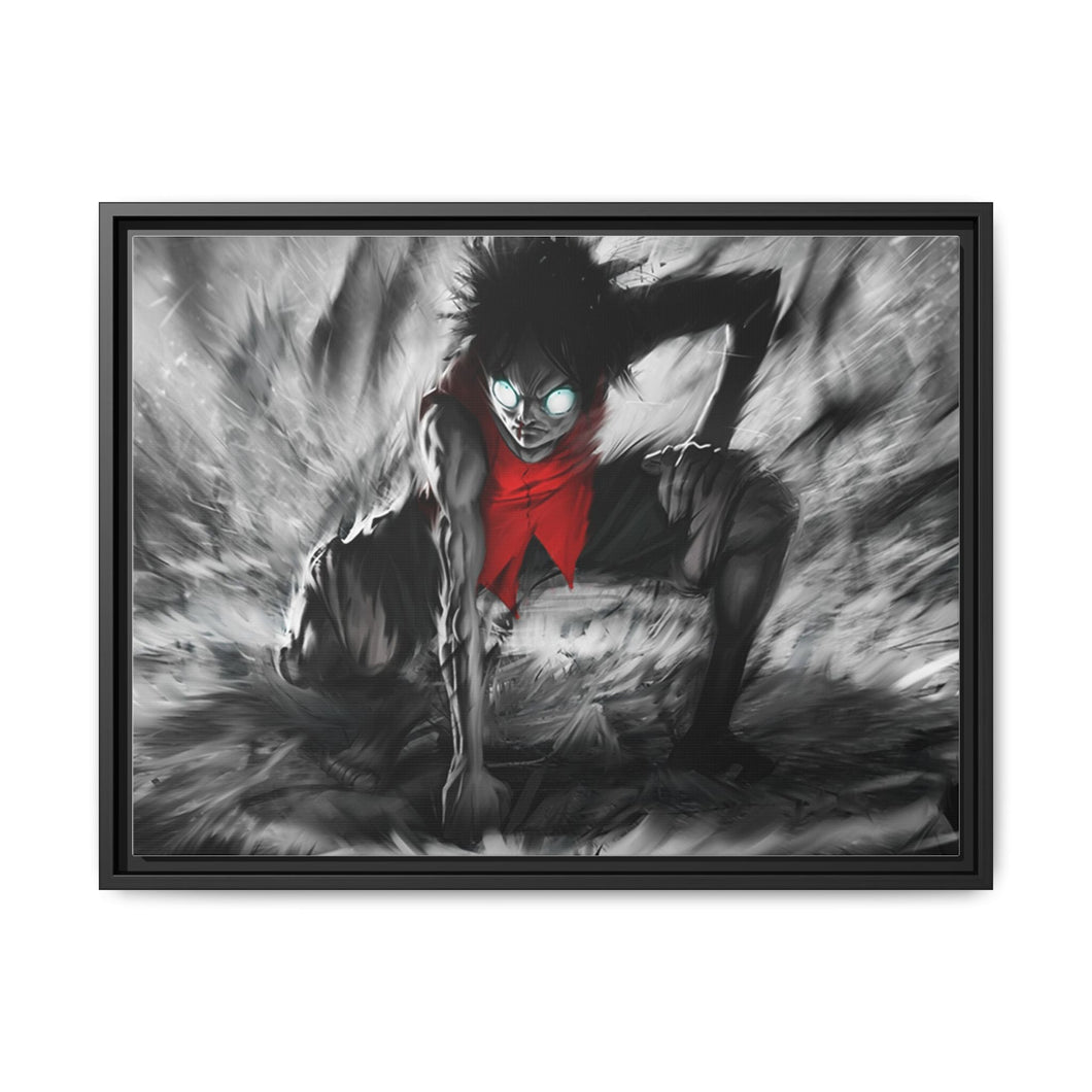 Monkey D. Luffy Canvas Framed Art Print