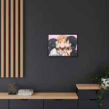 Load image into Gallery viewer, Kirito,Asuna and Yui Canvas Framed Art Print
