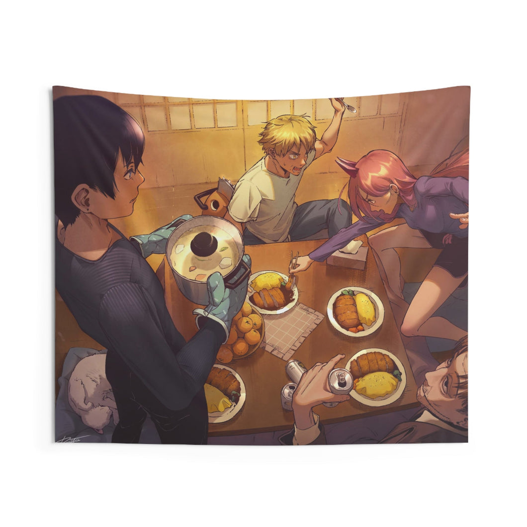 Anime Chainsaw Man Indoor Wall Tapestry