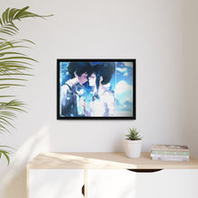 Load image into Gallery viewer, Eru Chitanda  And  Hōtarō Oreki Together Canvas Framed Art Print
