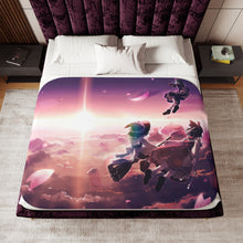 Load image into Gallery viewer, Anime Touhou Sherpa Blanket
