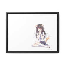 Load image into Gallery viewer, Eru Chitanda  Cat Canvas Framed Art Print
