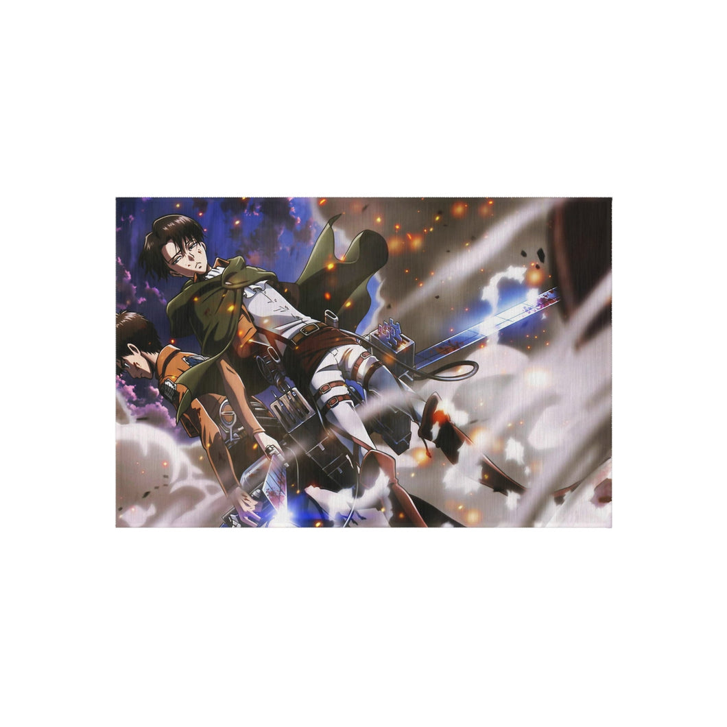 Eren Yeager and Levi Ackerman Rug
