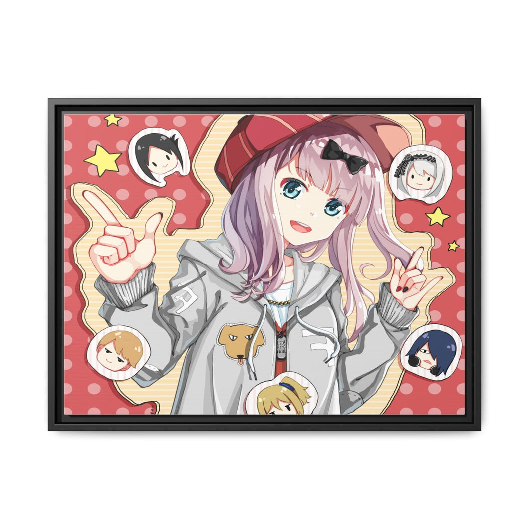 Chika Fujiwara Canvas Framed Art Print