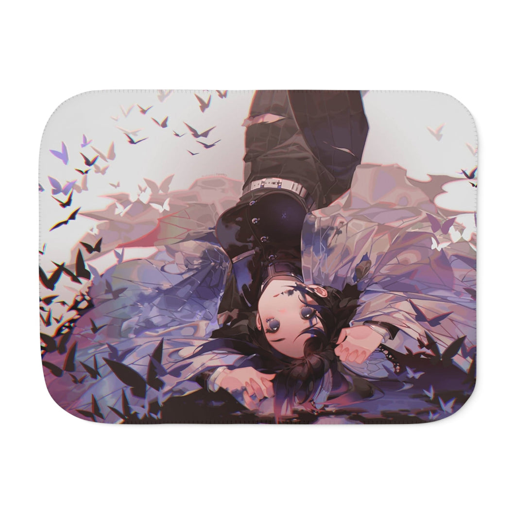Anime Demon Slayer: Kimetsu no Yaiba Sherpa Blanket