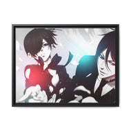 Black Butler Canvas Framed Art Print