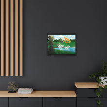 Load image into Gallery viewer, Pokemon team Canvas Framed Art Print
