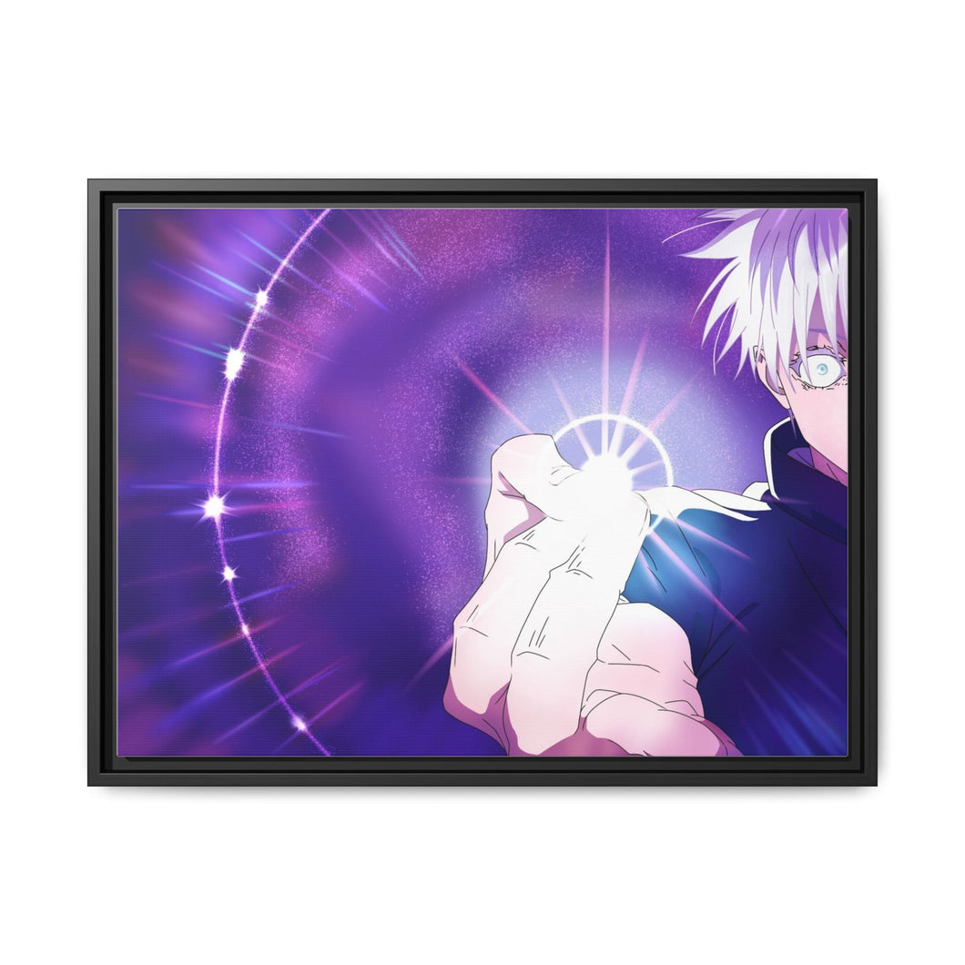 Satoru Gojo Canvas Framed Art Print
