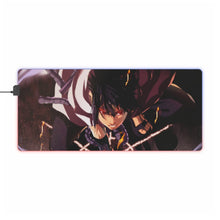 Load image into Gallery viewer, Sasuke Uchiha summoning technique RGB LED Mouse Pad (Desk Mat)
