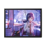 Ichigo Rain Canvas Framed Art Print