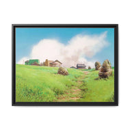 Anime Spirited Away Canvas Framed Art Print