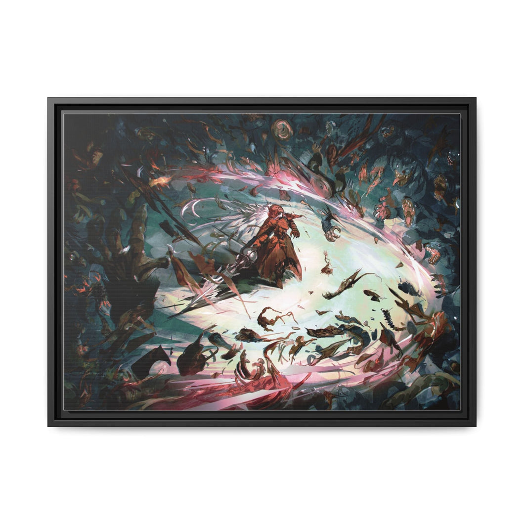 Overlord Shalltear Bloodfallen Canvas Framed Art Print