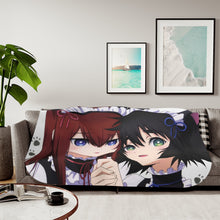 Load image into Gallery viewer, Kurisu &amp; Mayuri Sherpa Blanket
