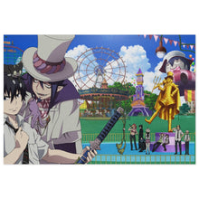 Load image into Gallery viewer, Blue Exorcist Rin Okumura, Yukio Okumura, Mephisto Pheles, Kuro, Shura Kirigakure Jigsaw Puzzle
