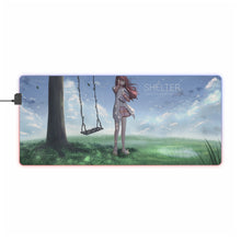 Load image into Gallery viewer, Anime Shelter RGB LED Mouse Pad (Desk Mat)
