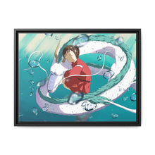 Load image into Gallery viewer, Anime Spirited Away Canvas Framed Art Print

