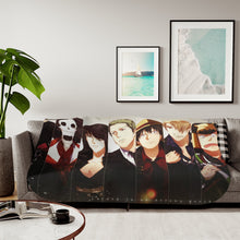 Load image into Gallery viewer, Monkey D. Luffy&#39;s crew Sherpa Blanket
