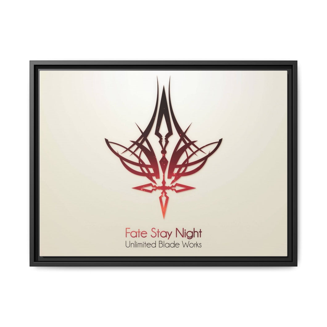 Fate/Stay Night Canvas Framed Art Print