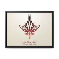 Fate/Stay Night Canvas Framed Art Print