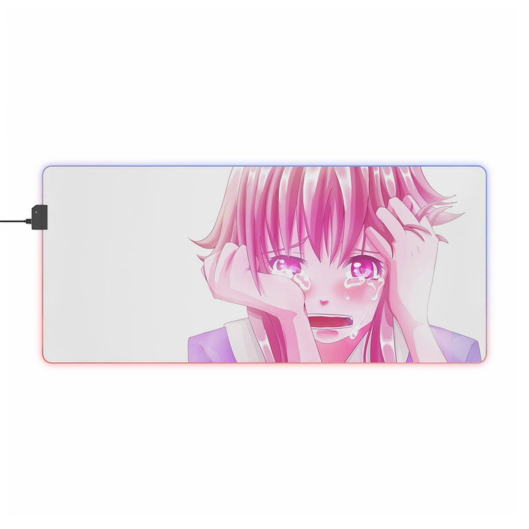 Mirai Nikki Yuno Gasai RGB LED Mouse Pad (Desk Mat)