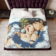 Load image into Gallery viewer, Princess Mononoke Sherpa Blanket
