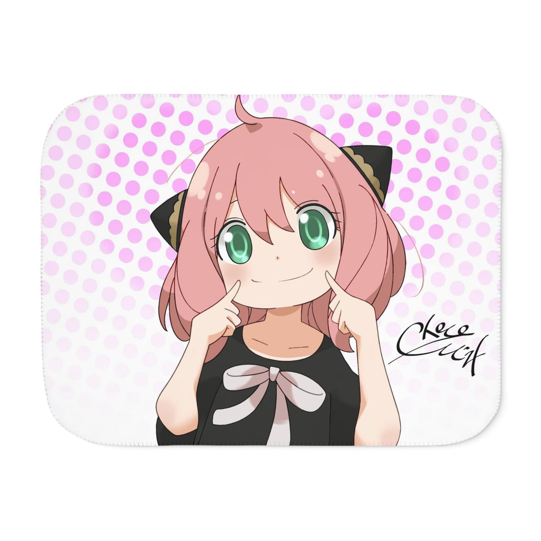 Anime Spy x Family Sherpa Blanket