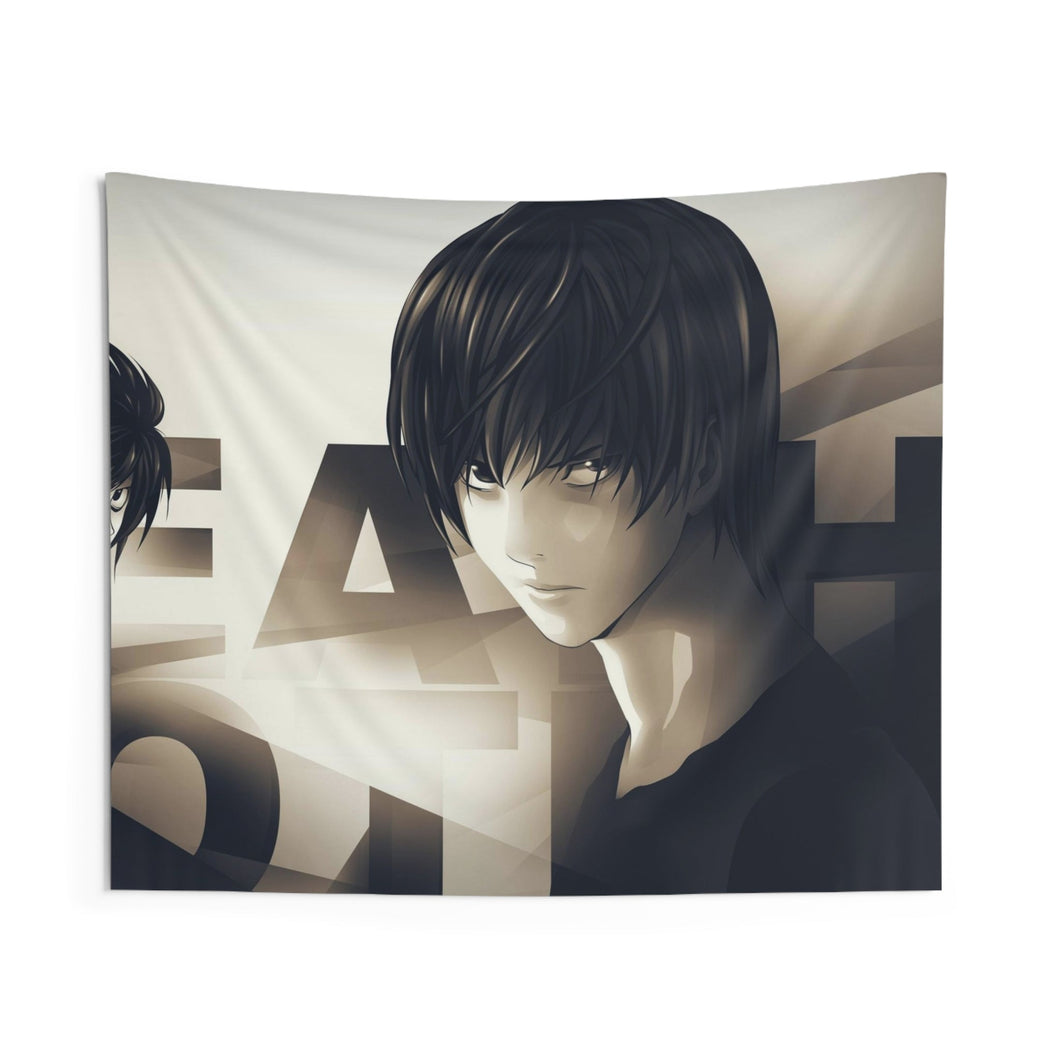Light Yagami and L (Death Note) Indoor Wall Tapestry
