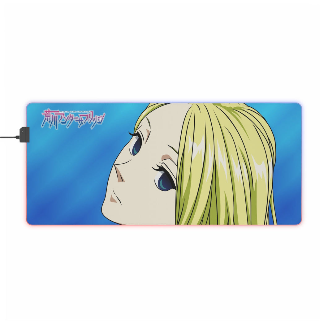 Anime Arakawa Under the Bridge RGB LED Mouse Pad (Desk Mat)