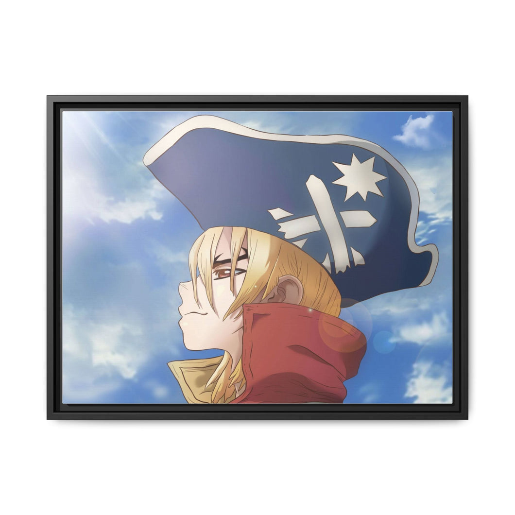 Anime Dr. Stone Canvas Framed Art Print